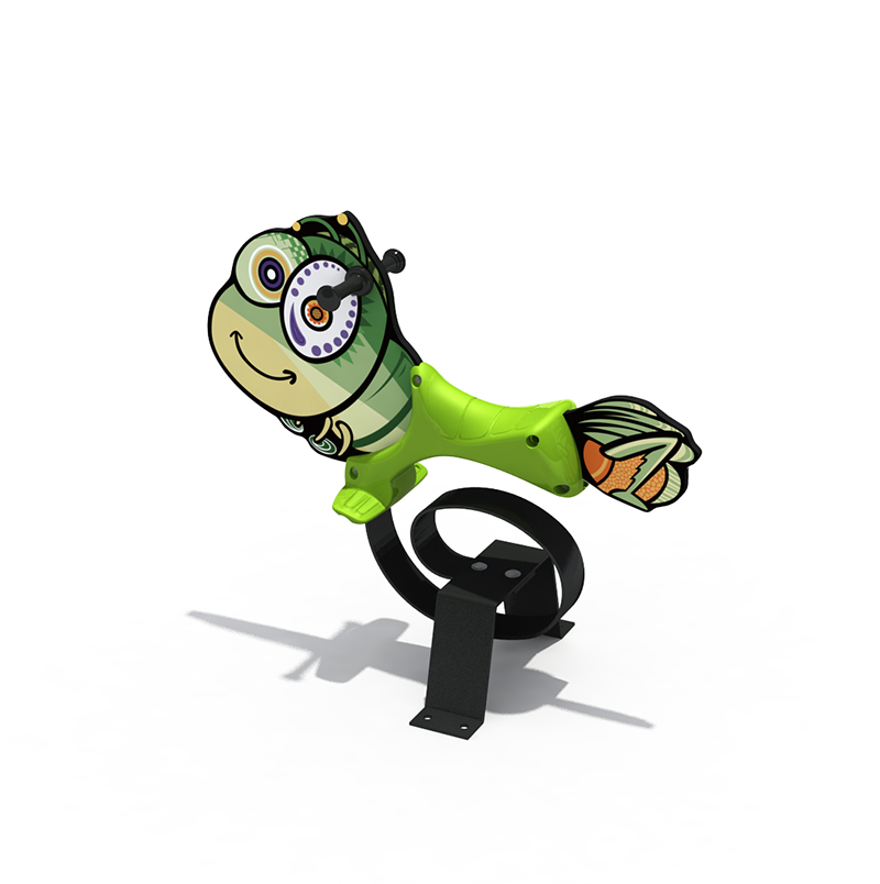 Outdoor Steel Base Caterpillar Spring Rider for Kids