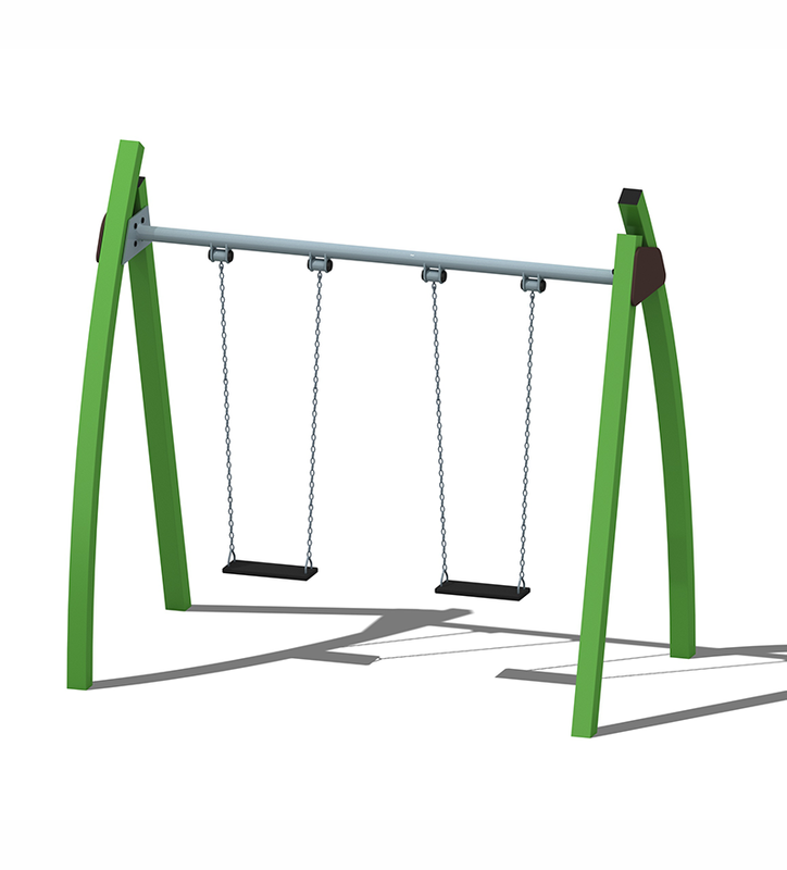 Outdoor Durable Seat Children Swing 