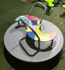Children's powerless merry-go-round Safety swivel seat with railing High quality outdoor equipment multi-person swivel chair