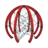 Outdoor Kids Round Ball Rope Climbing Net Structure outdoor playground for children