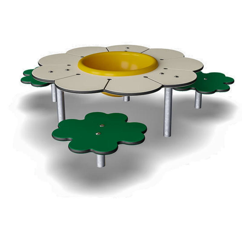 2025 New Design Beach Toys Children Daisy Sand and Water Play Table Outdoor Playground Equipment for Amusement Park