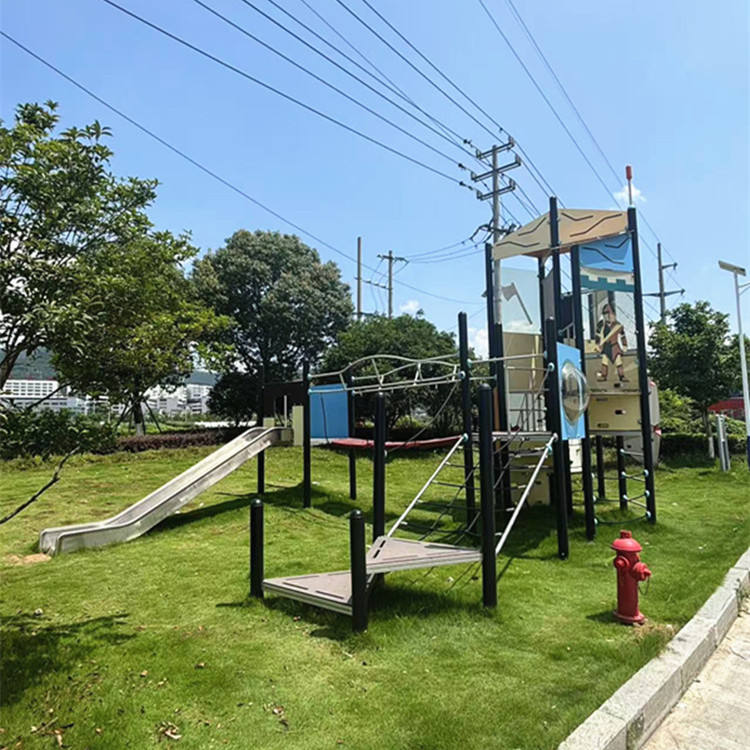 Low Price Children's Outdoor Slide Garden Backyard Amusement Park Playground Entertainment for School Kids