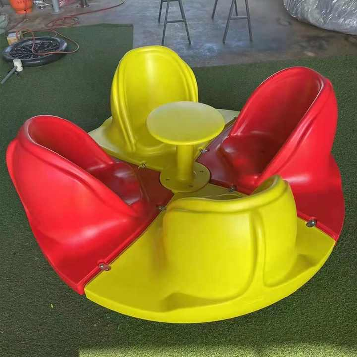 Outdoor Four-person Swivel Chair for Children