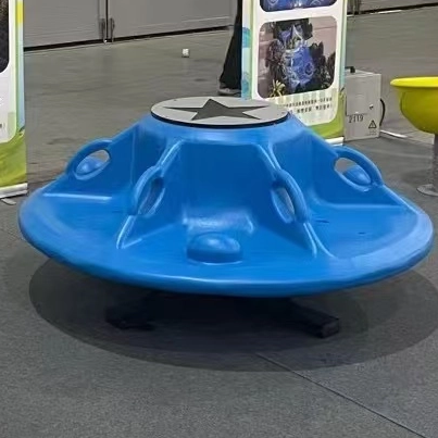 LLDPE Plastic Swivel Chair for Children Indoor/Outdoor UV & Sun Protection for Kindergarten & Amusement Park Playgrounds