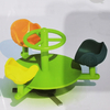Three-Person Swivel Chair Snail Design for Amusement Park Rides Outdoor Children's Hand-pushed Carousels Are Selling Well