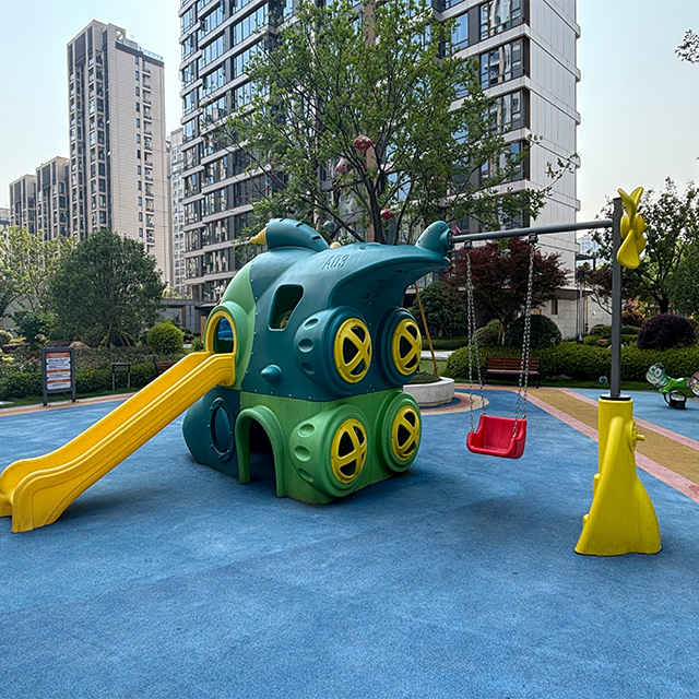 Classic Space Fishing Boat with Swing