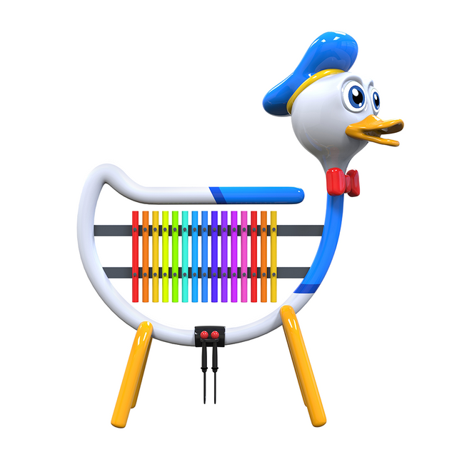 Cute Animal Outdoor Musical Instrument Wall Xylophone Glockenspiel Percussion Play Kids Music Toy