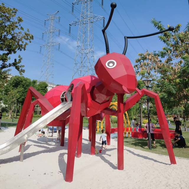 Outdoor Children's Playground Facilities Slide Steel Stainless Commercial Facilities Equipment Sets Baby Outdoor Playground