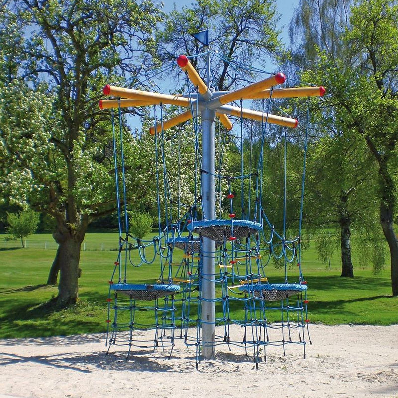 Children's Outdoor Adventure Climbing Frames for Physical Training in Amusement Parks Rope Challenge Game KidsClimbing Equipment