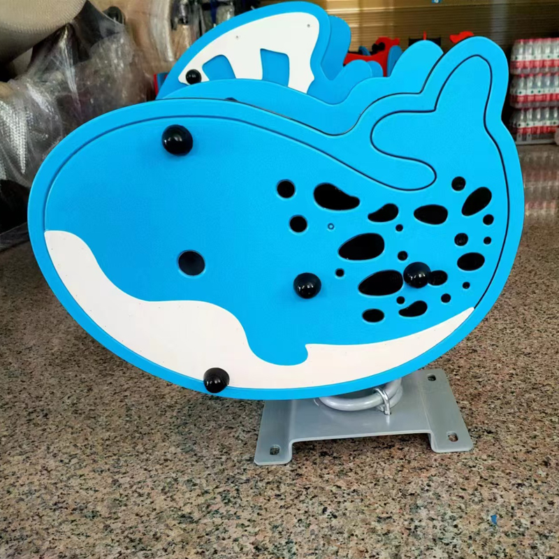 High Quality Outdoor Playground Equipment - PE Board Material Kids Spring Horse