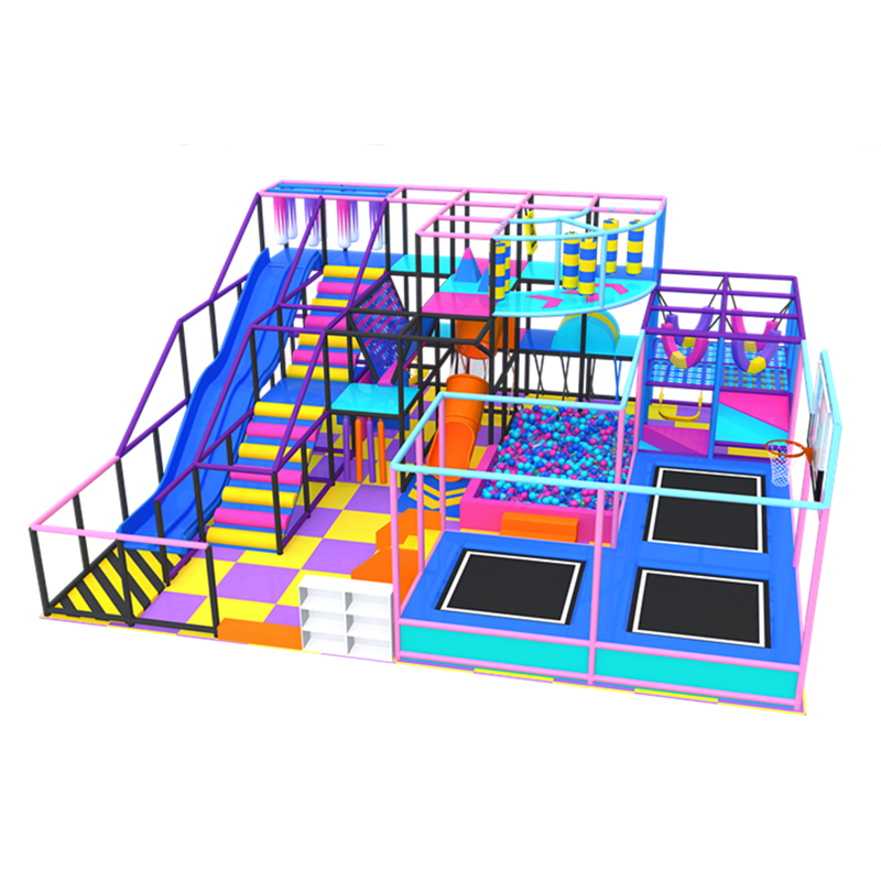 Multiple Styles Adventure Soft Play Area Kids Equipment Commercial Children Indoor Playground Set With Big Slides
