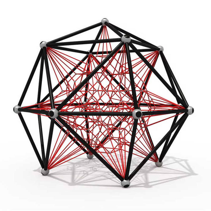 Outdoor Playground Equipment Kids' Amusement Net Mesh Climbing Dome Metal Frame Obstacle for School Use