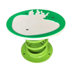 High-end Customized Colorful PE Plate Children Spring Swing Seat Outdoor Playground Equipment Spring Plum Blossom Pile