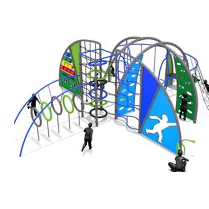 New Combination Obstacle Play Climbing Crawl Net Children Activity Outdoor Climbing Free Standing Large Outdoor Playground
