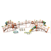 2025 Hot Sale Kids Jungle Gym Climbing Net Children Physical Training Outdoor Playground Equipment for Adventure Park