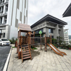 High Quality Outdoor Play Zone for Kids Amusement Park Facilities Wooden Tree Playhouse Slide for Schools Scenic Areas