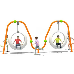 Outdoor Durable Double Flying Saucer Swing Chair Garden Swing Playground Equipment for Children and Adults