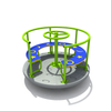 Big Outdoor Swivel Chair for Kids