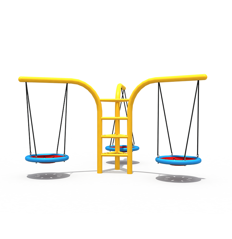 Outdoor Playground Modern Multi-person Children Galaxy Round Swing