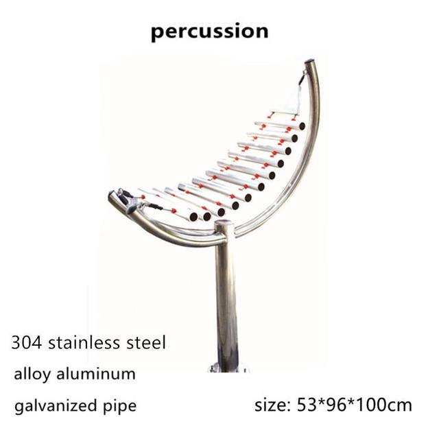 Moon Shaped Children Outdoor Musical Percussion Instrument Musical Playground Equipment for Preschool