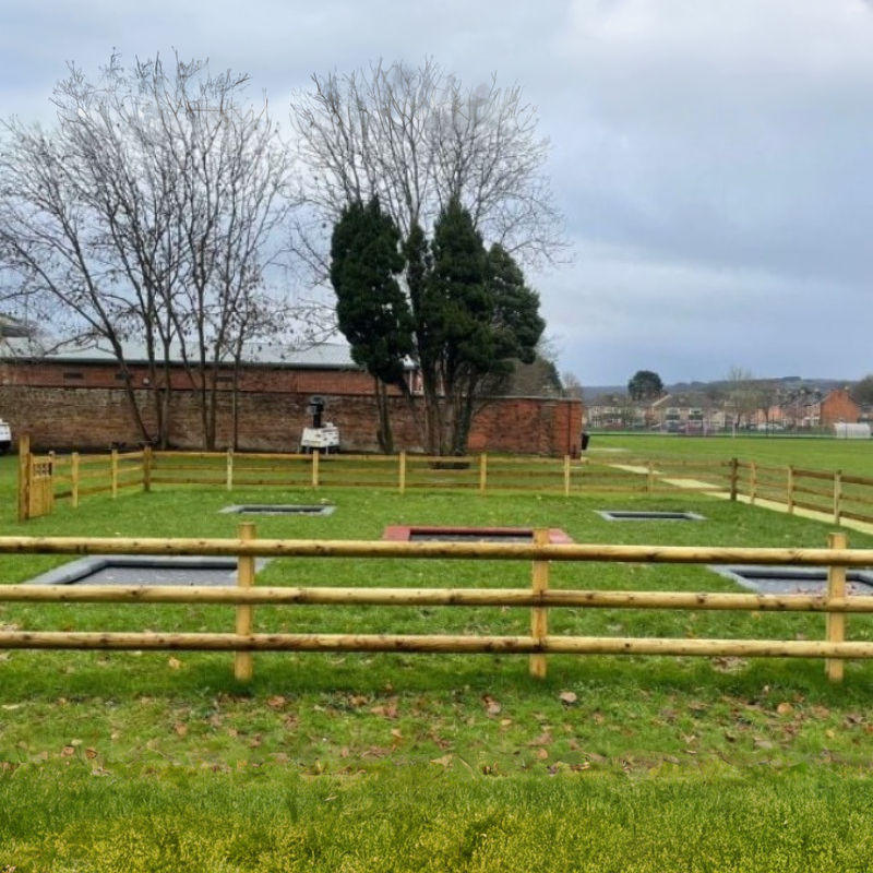 Customizable Commercial In-Ground Recessed Trampoline