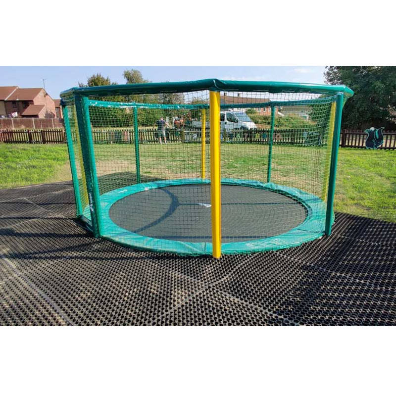 Outdoor Commercial-Grade Circular Trampoline Playground