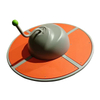 Outdoor 360 Degree UFO-Shaped Kids Swivel Chair 