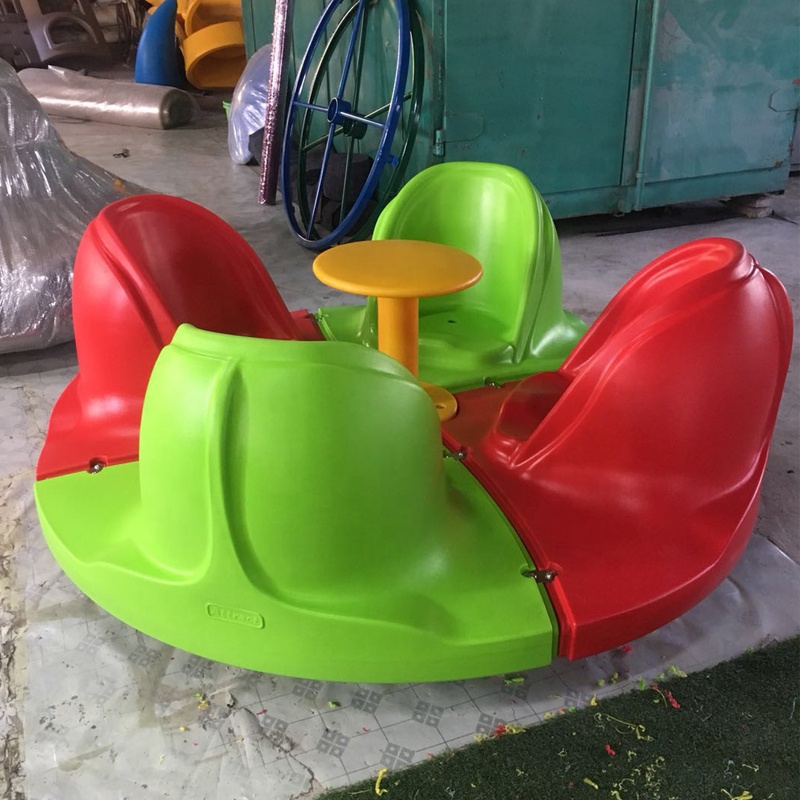 Outdoor Four-person Swivel Chair for Children
