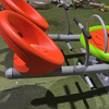 Hot Sale Popular Classic Outdoor 4 People Kids Seesaw Outdoor Playground Seesaw Play Equipment.