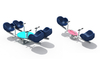 Factory Hot Sale Kid Seesaw High Quality Preschool Plastic Seesaw Equipment Kindergarten Outdoor Play Equipment Seesaw 4 Seater