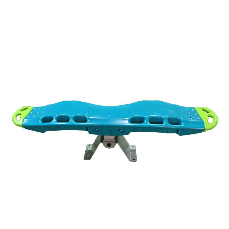 Outdoor Park School Plastic Teeter Totter Double Seat Commercial Kids Playground Equipment
