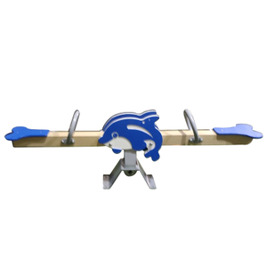 Outdoor Kids Playground Equipment 4 Seat Seesaw Fun Play Equipment