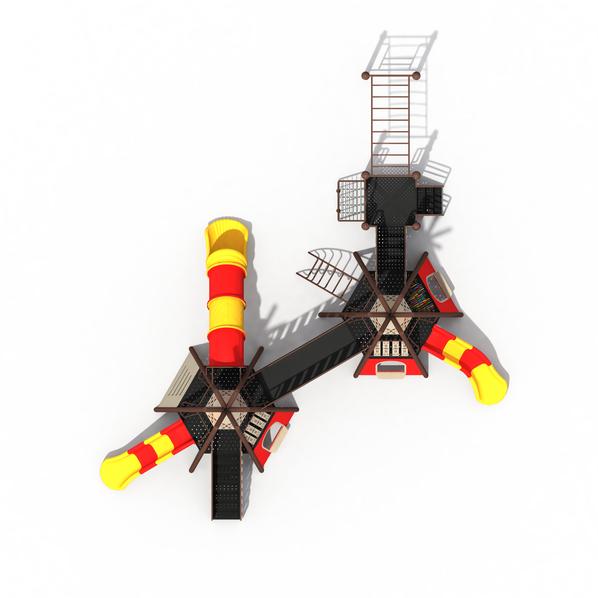 Children Outdoor Garden Playground Manufacturer High Quality PE Board Theme Park Equipment Kids Slide