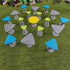 Children's Playground Equipment Set Outdoor Garden Games Children's Balance Training Equipment Customizable Plum Blossom Pile