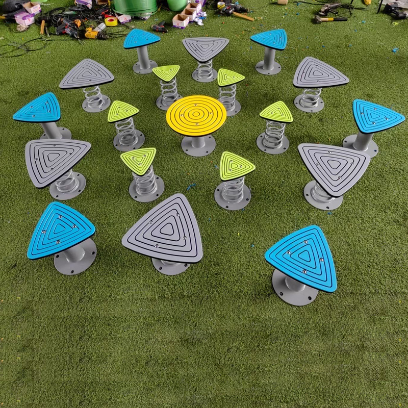 Children's Playground Equipment Set Outdoor Garden Games Children's Balance Training Equipment Customizable Plum Blossom Pile