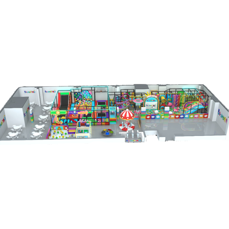 Multiple Styles Adventure Soft Play Area Kids Equipment Commercial Children Indoor Playground Set With Big Slides