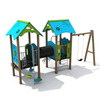 Children's Playground with Slide Toddler Climbing Swing Set Large Outdoor Play Equipment Can Be Applied to Schools, Communities
