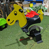 High Quality Spring Horse Rider Popular Animal Style Outdoor PE Board Children Rocking Horse Amusement Park Equipment