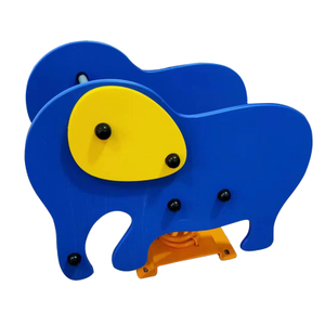 The Latest Outdoor Amusement Equipment, Animal Rocking Horse PE Board Children's Spring Joystick