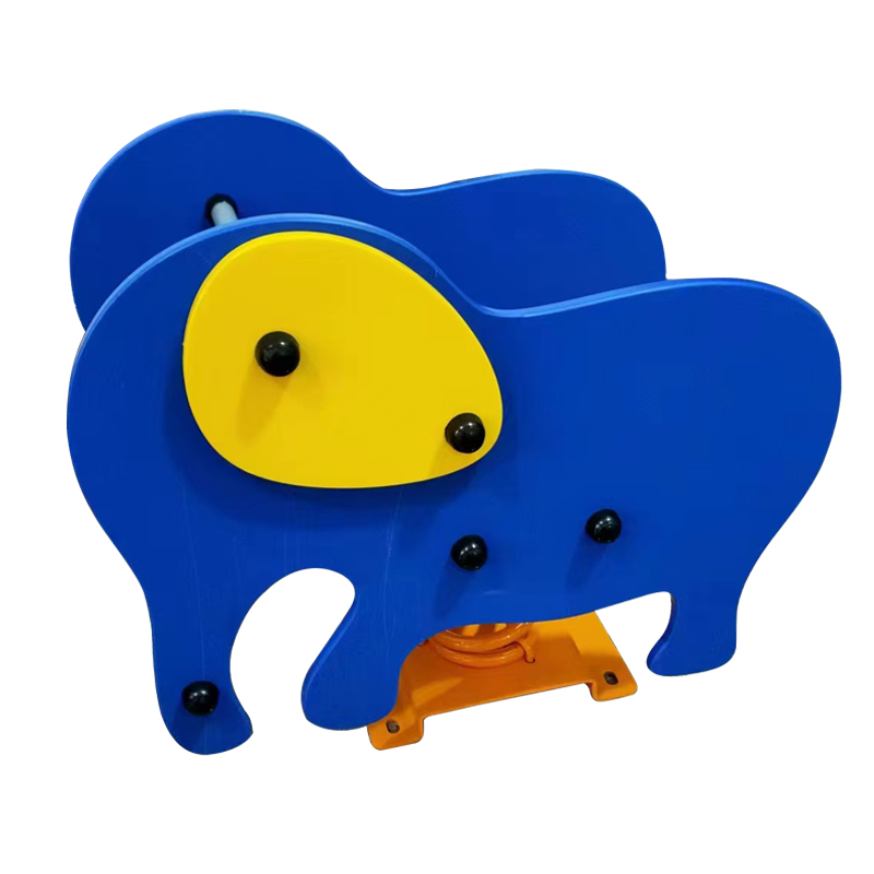 The Latest Outdoor Amusement Equipment, Animal Rocking Horse PE Board Children's Spring Joystick