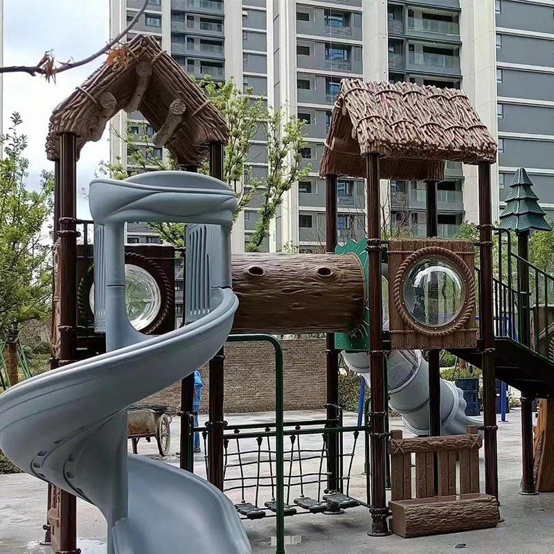 Customized Large Outdoor Playground Slide for Residential Areas Public Slides Amusement Park Facilities for Kids
