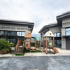 High Quality Outdoor Play Zone for Kids Amusement Park Facilities Wooden Tree Playhouse Slide for Schools Scenic Areas