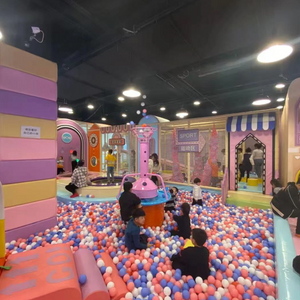 Indoor Soft Play Playground with Slide and Ball Pit