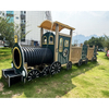Children's Playground High Quality Custom Outdoor Non-powered Train PE Board Playhouse.