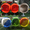 Outdoor Park Single-Seat Suspended Orb Swivel Chair for Kids