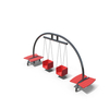 2025 New Style Hot Sale Kids Family Outdoor Metal Swing Equipment With Two Seats