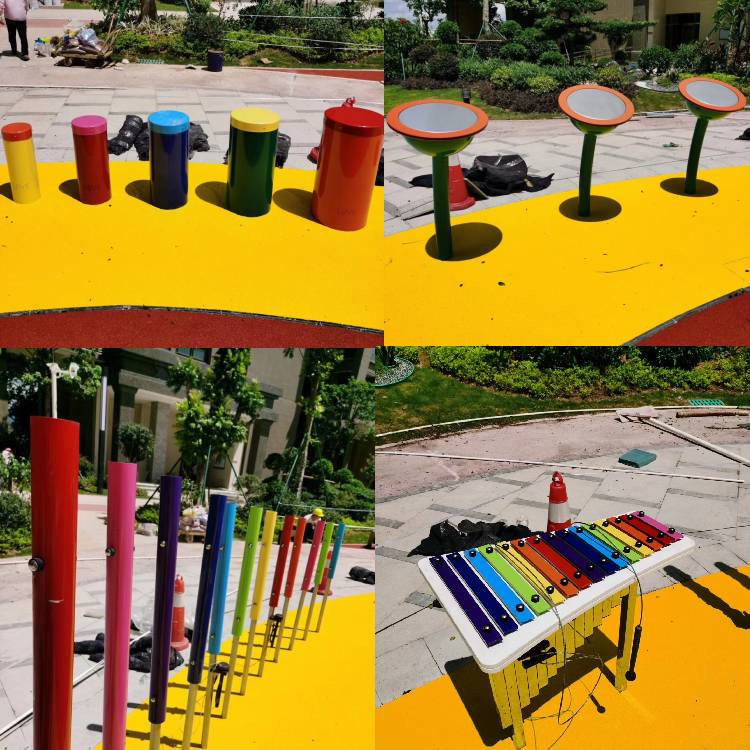 Children Outdoor Musical Instrument Stainless Steel Heat-resistant Durable Playground Park Community