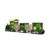 Outdoor PE Board Combination Green Train Play Set