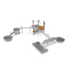Customized Outdoor Children Playground with Water 304 Stainless Sand and Water Play Equipment for Them Park outdoorplay