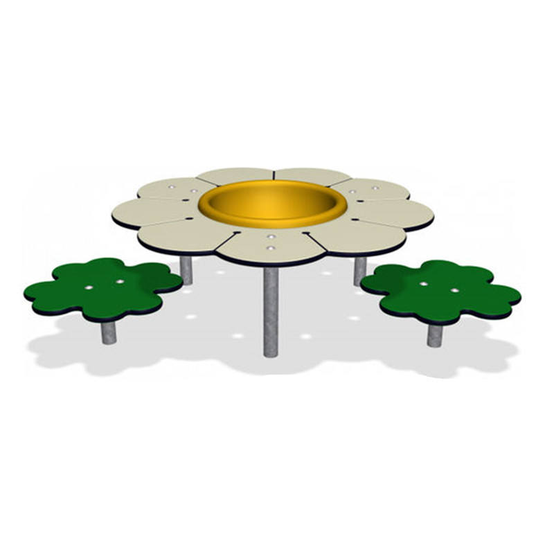 2025 New Design Beach Toys Children Daisy Sand and Water Play Table Outdoor Playground Equipment for Amusement Park